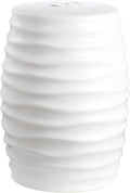 Safavieh ACS4575A Home Kita White Ceramic 19-inch Indoor/Outdoor Side Table Garden Stool