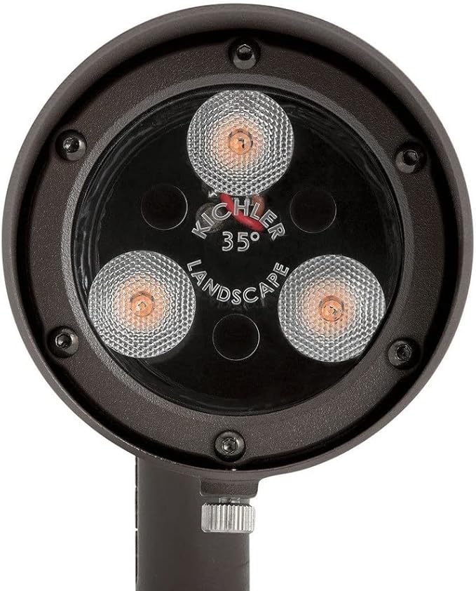 Landscape 2.5W 3 Led Spot or Flood Accent Light 4.5 inches Tall By 3.25 inches Wide-Centennial Brass Finish-3000 Color Temperature No Specific Style Landscape 12V Led Accent 147-Bel-2748680