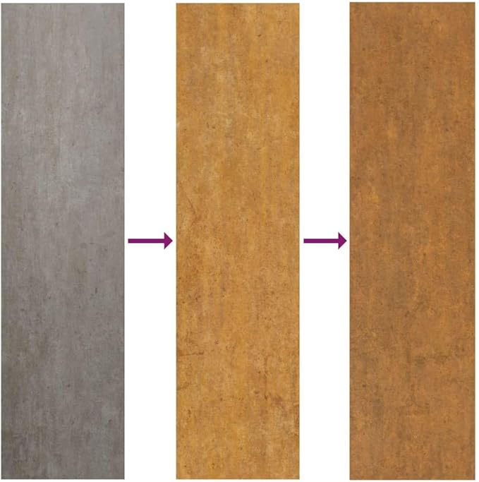 Corten Steel Rectangular Elevated Garden Planter 29.5 H Industrial Outdoor Raised Bed for Herbs &amp Flowers Weathering Metal Large Patio Box for Balcony &amp Terrace Use