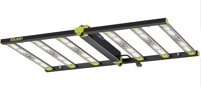 NHI3200 320W LED Grow Lights Commerial Full Spectrum Bar Style LED Grow Lamp for Indoor Plants Dimmable Daisy Chain 2x4ft Coverage Growing Lamp for Hydroponics Greenhouse Plant Growing