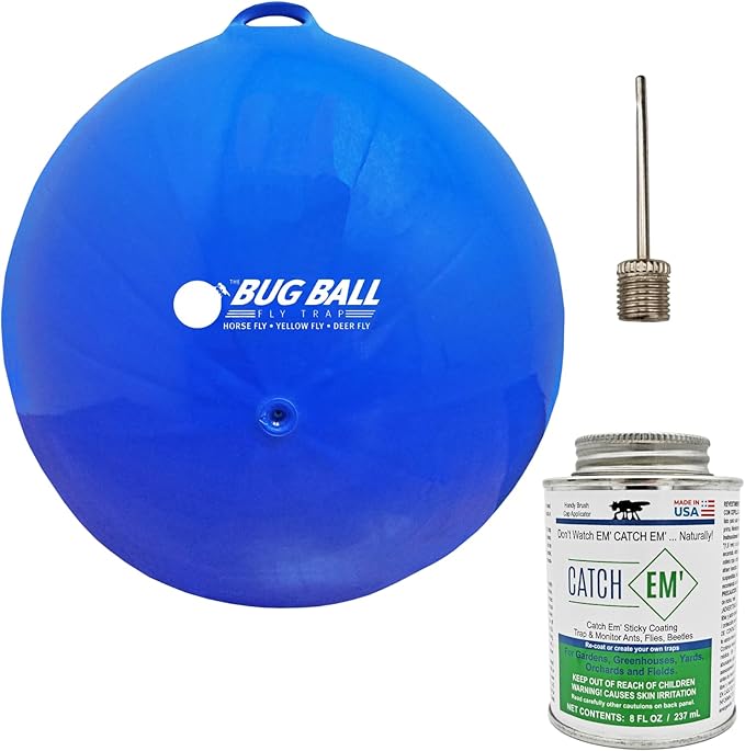 Bug Ball Deer Fly Ball Starter Kit - Biting Fly and Insect Trap Pack of 4