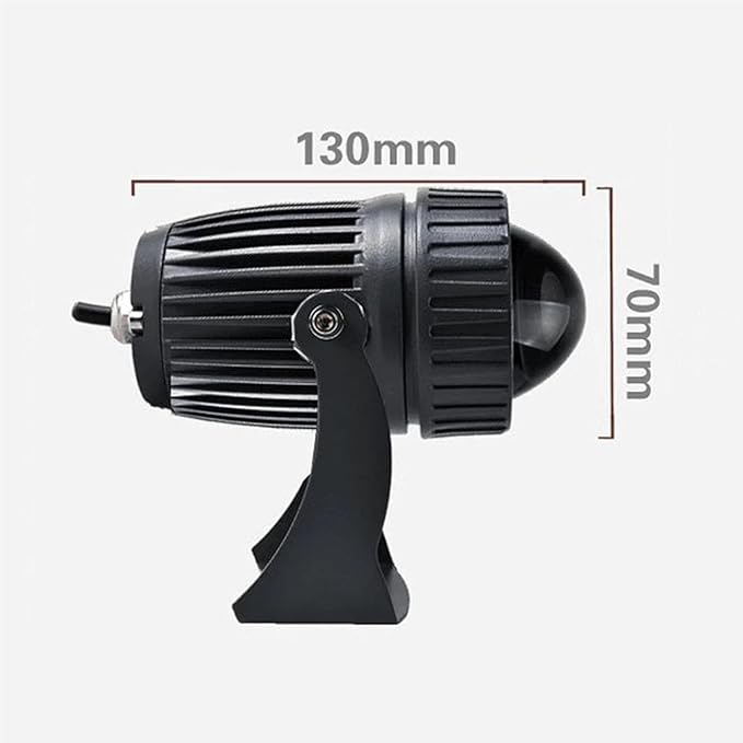 LED Narrow Beam Spotlight - Outdoor Wall Washer Lights AC 85-265V Building Exterior Wall Lighting Roof Long-Range LED Lamp(Blue)