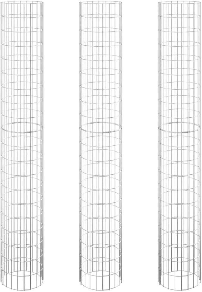 Gabion Raised Bed Silver Galvanized Steel Large Durable Gardening Pots &amp Planters 152022