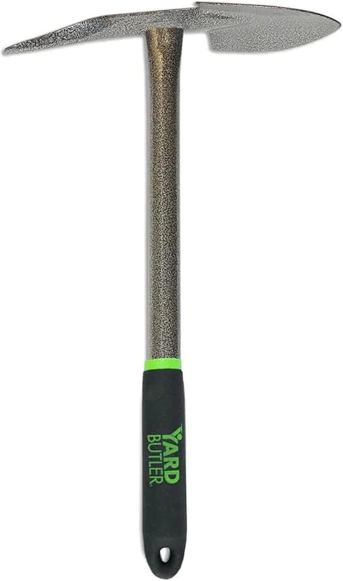 Yard Butler Terra Garden Hand Tools - Weeding Hand Tiller Tool for Efficient Gardening - Weed Remover Tool for Lawn &amp Garden Care - Durable Gardening Accessory Planter