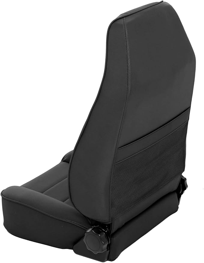 SmittyBilt Seat – Front – Factory Style Replacement W/Recliner – Denim Black (76-02 Jeep CJ/YJ/TJ) - SB45015