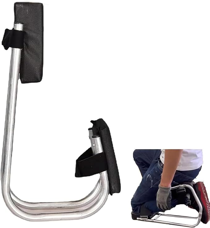 Knee Seat for Gardening Strap on Kneeling Device for Knees and Legs Protection for Gardeners Garden Tools One Leg Support Knee Seats for Men/Women Outdoor Work(1 pcs)