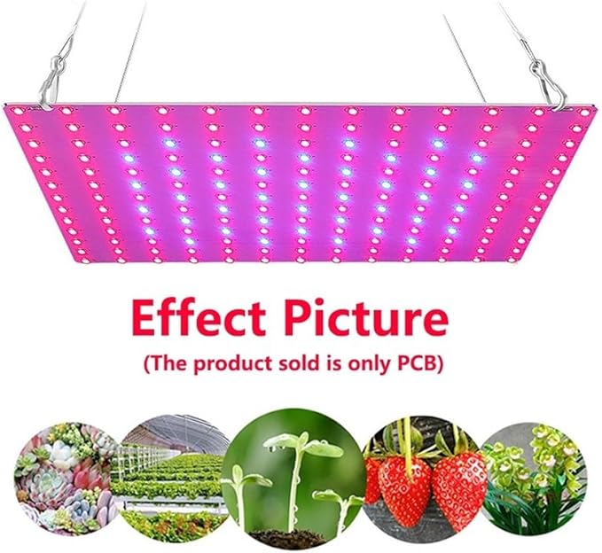 1Pcs 120W LED Plant Grow Light Fit for PCB Lm281b + LED with Red 660nm 730nm 395nm for Indoor Plant Grow