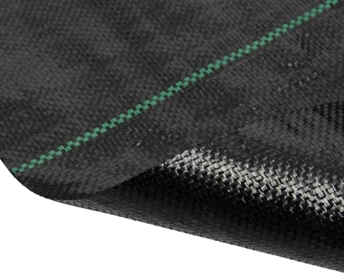 1pcs PE Agricultural Anti Grass Cloth Farm-Oriented Weed Barrier Mat Plastic Mulch Thicker Orchard Garden Weed Control Fabric(0.8m Width 15M Length)