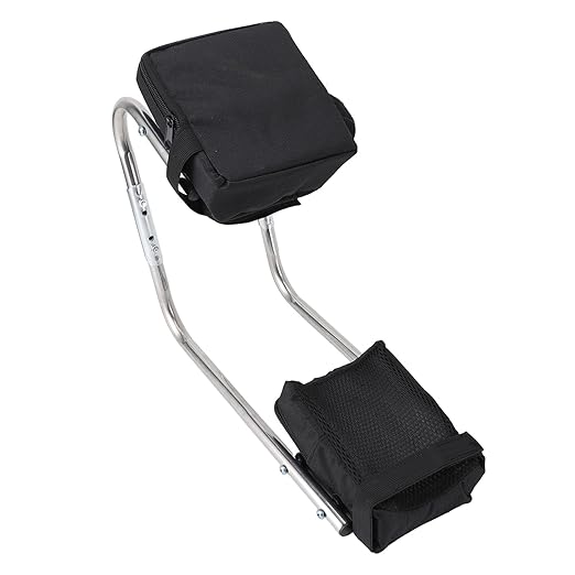 Pssopp Knee Support Tool Ergonomic Stainless Steel Gardening Sit Kneeling Seat Reduce Knee Pressure Ideal for Farmers and Gardeners