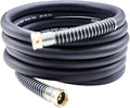 Leader Garden Hose 15ft x 3/4 Heavy Duty Short Water Hose Female to Female Fittings Five Layered Braiding for Durability 1000PSI Burst 300PSI Working (Black)