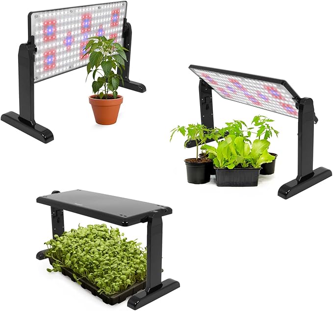 AeroGarden 45W LED Grow Light Panel - Grow Light for Plants Includes Stand and Hanging Kit