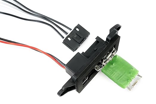 HVAC Blower Motor Resistor Kit with Harness - Replaces 89019088 973-405 15-81086 22807123 - Compatible with Chevy GMC &amp Cadillac Vehicles - Silverado Tahoe Suburban &amp More - Heater/HVAC