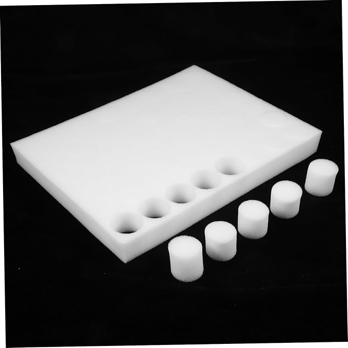 VICASKY 4sets Indoor Hydroponic Sponge Blocks Planting Sponge for Hydroponic Reusable Starter Blocks 100pcs*4