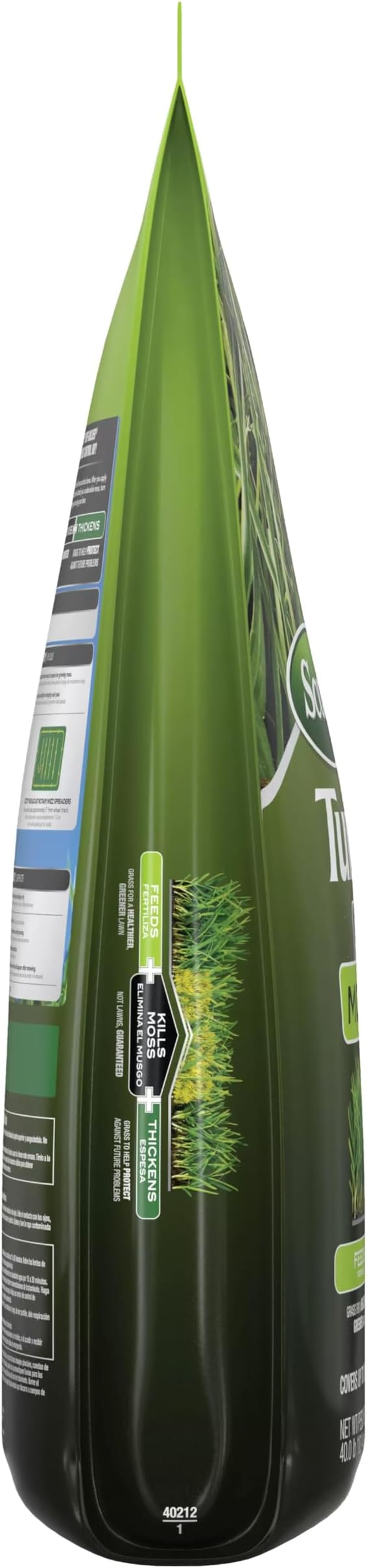 Scotts Turf Builder Triple Action for Moss Control - Moss Killer and Lawn Fertilizer Lawn Care Covers Up to 8000 sq. ft. 40 lb.