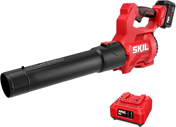 SKIL PWR CORE 20 420 CFM Leaf Blower 20-Volt Battery and Charger Included - BL0420B-13