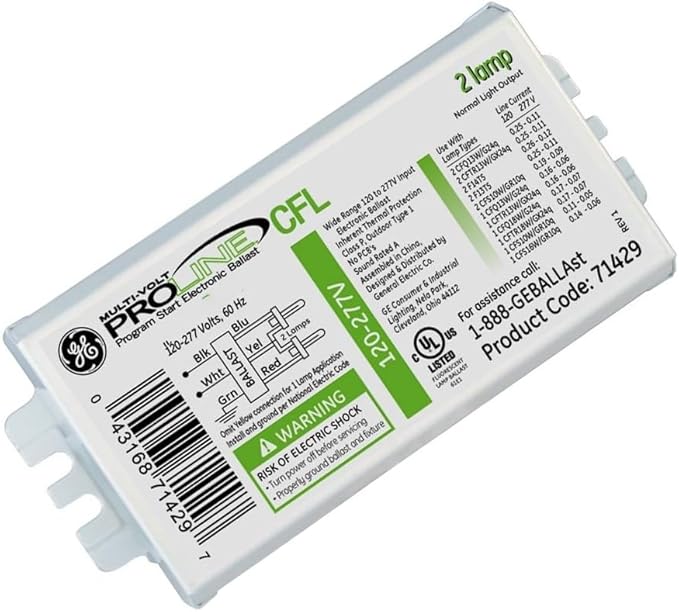 Replacement for OSRAM Sylvania QTP1/2X13CF/UNV (BS/TS) Ballast by Technical Precision is Compatible with OSRAM Sylvania