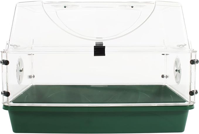 EarlyGrow Medium Seed and Herb Domed Propagator with Vented Side Height Extension and Security Clip SetGreen
