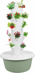 20/28 Holes Hydroponic Growing System Kit Hydroponic Garden Tower with Pump System 5/7 Layers Indoor Vertical Hydroponic Garden Tower for Herbs Fruits and Vegetables-*