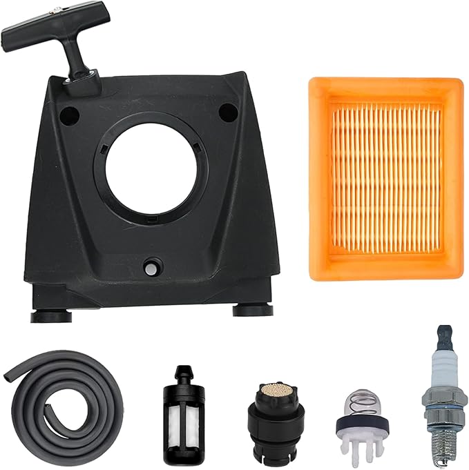 4283-190-4001 Easy-Start Pull Recoil Starter Assembly for Stihl BR800 BR800X Blowers with air Filter Replace Parts OEM 4283 190 4001