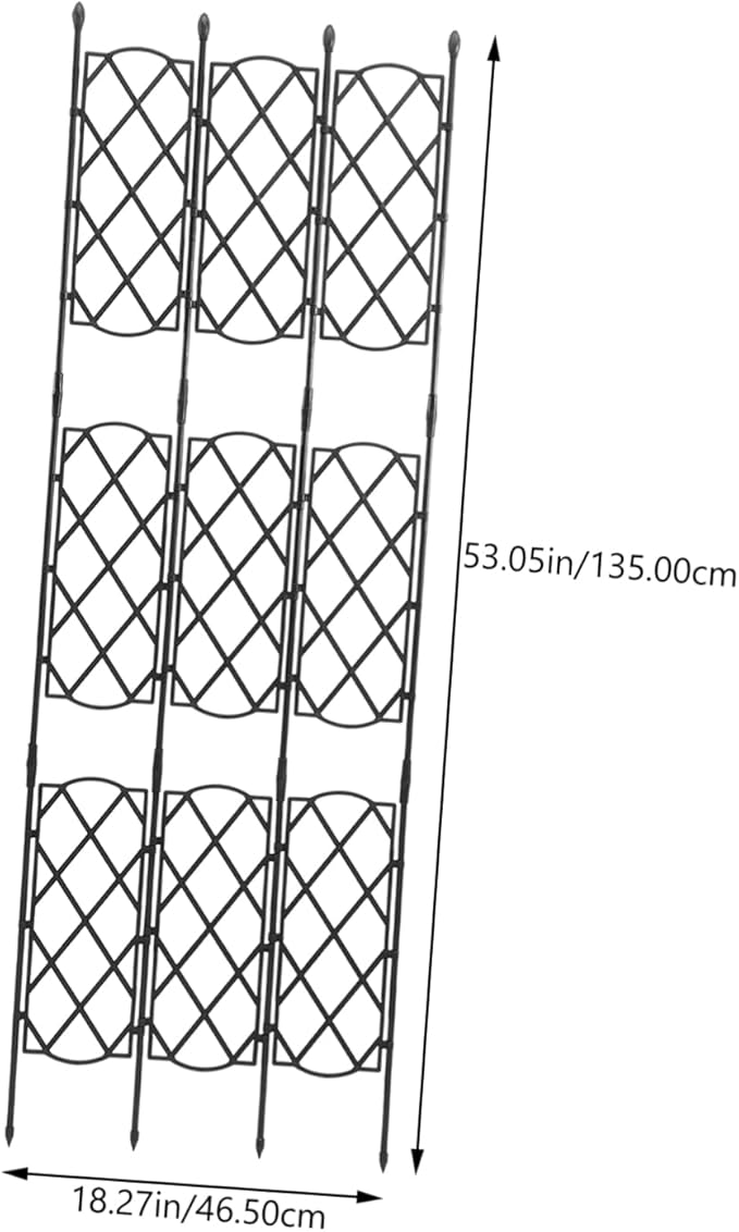 Outdoor Garden Trellis for Tomatoes Cages Chain Trellis Plant Climbing Rack Metal Plant Vine Support Stake