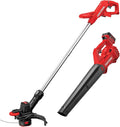 CRAFTSMAN V20 Cordless String Trimmer/Edger and Leaf Blower Combo with 4.0 Ah Battery and Charger Wide Cut Weedwacker 90 MPH Blower Lightweight (CMCK279M1)