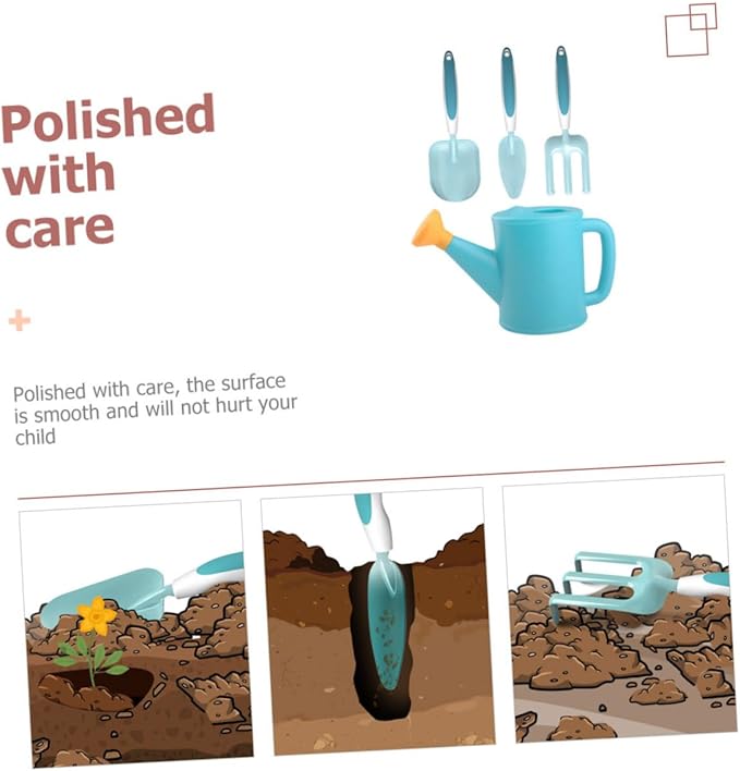 Hemoton Boys and Girls Gardening Tools Set Boys and Girls Shovels for Digging Garden Tool Set for Gardening Outdoor
