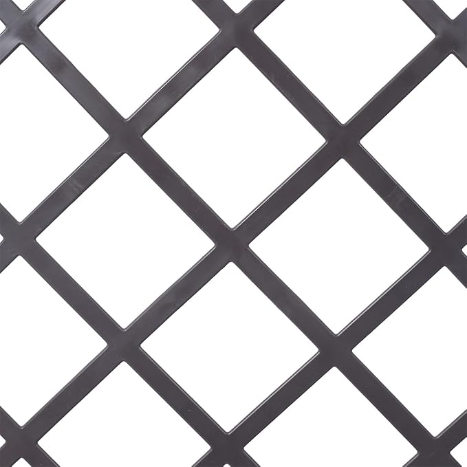 ZeHuoGe Poly Rattan Trellis Raised Bed with Drainage Plug 2 Removable Pots with Large Flower Boxes Built-in Support for Climbing Plants - Outdoor Patio Garden Decoration