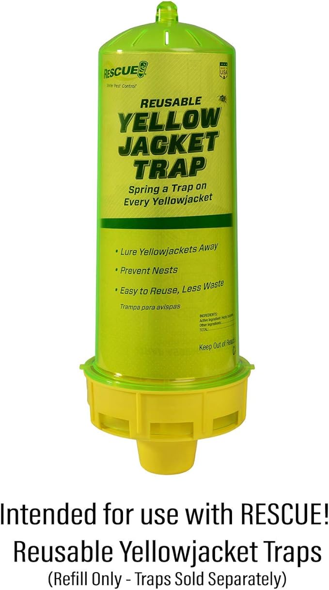 RESCUE! Yellowjacket Attractant – for RESCUE! Reusable Yellowjacket Traps – 4 Week Supply - 20 Pack