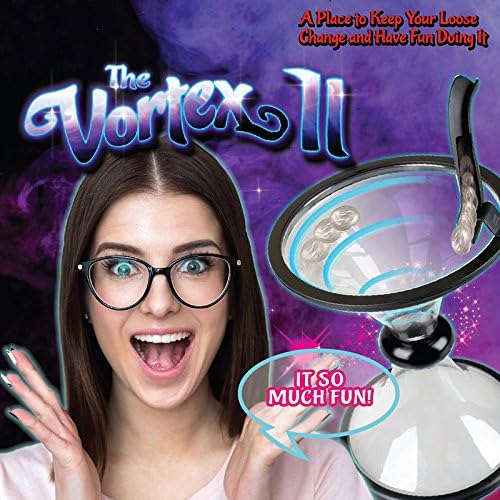 Transparent Vortex Piggy Bank Circling Saving Box Vortex Bank