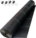 Garden Weed Barrier Landscape FabricGeotextile Fabric Heavy Duty High Density Woven Landscape FabricFlexible Breathable Weed Control Blocker Ground Cover (Size : 1x45m/3.3x148ft)