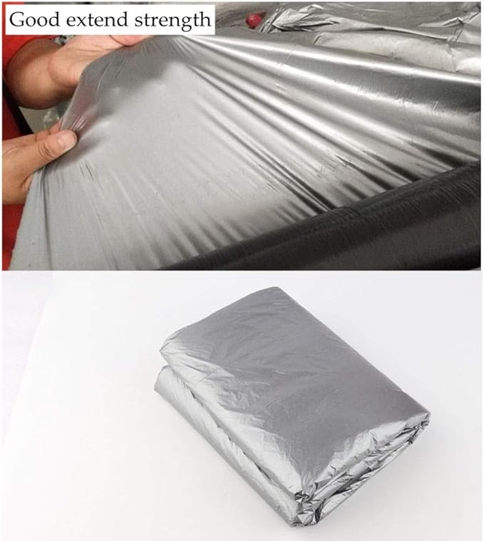 1Pcs 10m Silver Black Plastic Planting Film 0.012mm Thick Agriculture Ground Cover Film Protection Greenhouse Keep Warm Weed Control Mulch Film (Size : 0.6M Width)