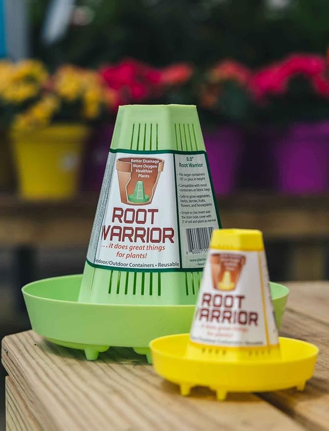 Container Gardening Breakthrough You've Been Waiting for. Air Prunes Roots. Prevents Root Rot and Overwatering. Stronger Healthier Plants. Indoor. Outdoor. Reusable. Multi Set of 12.