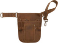 Rubys Collection™ Leather Garden Tool Belt- Gardening holster with pockets &amp Adjustable Waist Strap. Florist tool belt Leather Utility Belt &amp Women’s Garden Tool Pouch