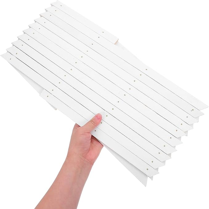 Gatuida Wood Trellis for Climbing Plants Indoor and Outdoor White Wooden Lattice Panel Wall Trellis for Garden Fence 44cm Plant Support Structure for Vines