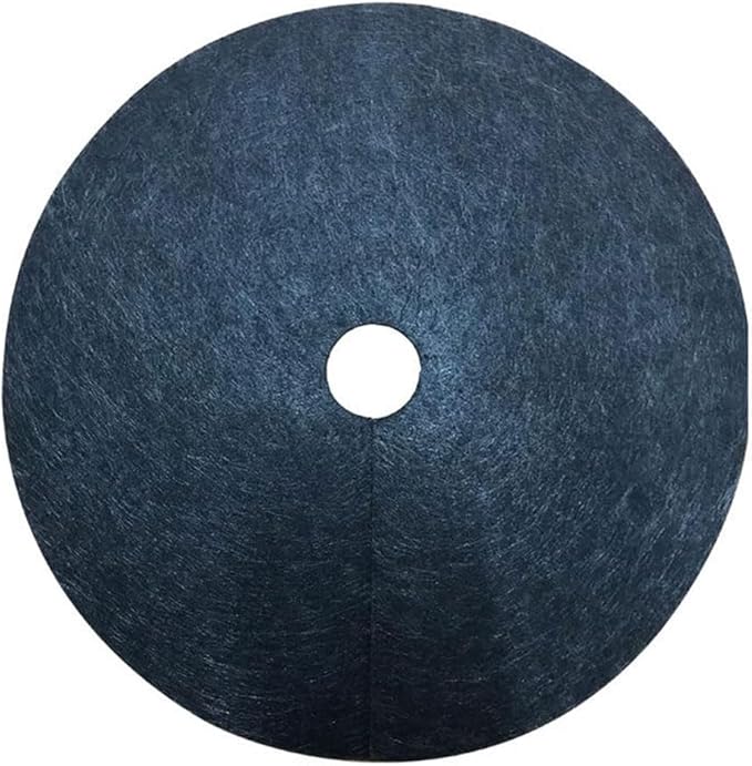 GardenPal 10-Pack 24.4inch Non-Woven Tree Ring Weed Barrier Fabric Degradable &amp Reusable Tree Mulch Ring for Landscaping Weed Control Root Protection Tree Protector Mat Reusable Tree Weed Barr