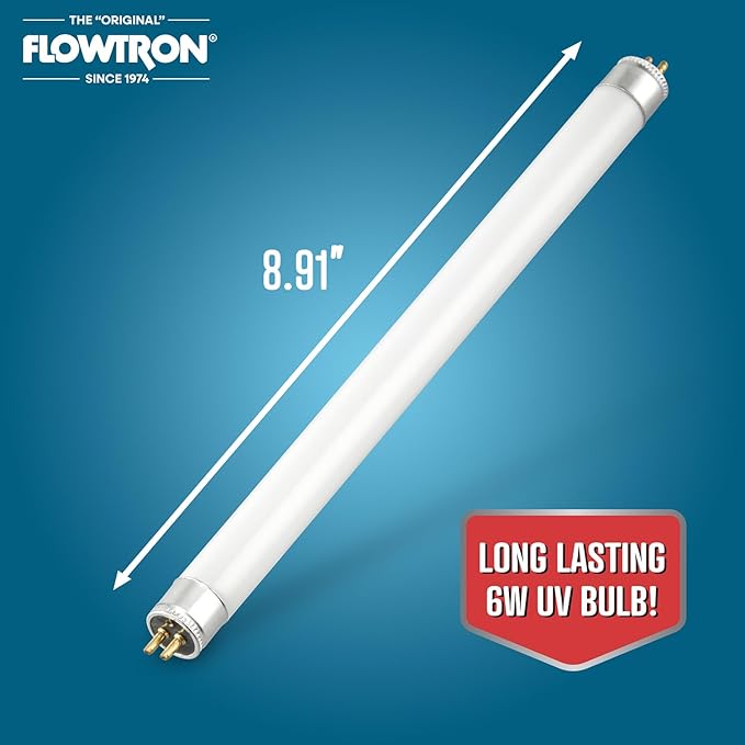 Flowtron 6W Replacement UV Bulb Indoor Bug Zappers | Compatible with FLWINZ11