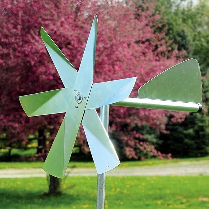 Lehman's Mole Chasing Humane Deterrent Windmill Covers 20000 Feet Using Vibrations from Wind Single