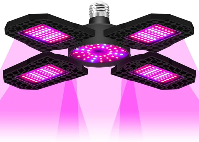 250W LED Adjustable Panels Planting Cultivation Lamps 100-277V Deformable Full Spectrum Grow Light 110V Greenhouse Tent Hydroponic Seeds Lighting UV/IR Box Red Blue Indoors Vegetable Moss Lighting