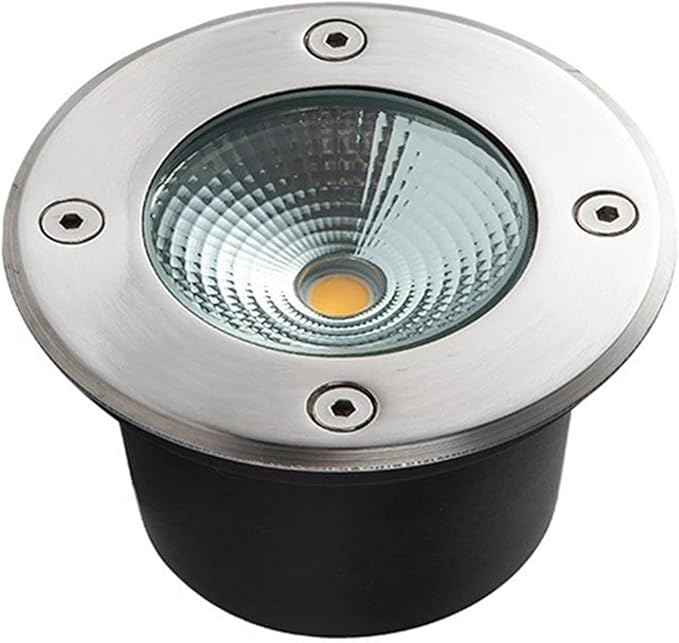 Underground Light Recessed Ground Light IP66 Waterproof AC85-110V LED Buried Lights for Garden Pathway Deck Step Stairs Driveway Landscape Spotlight