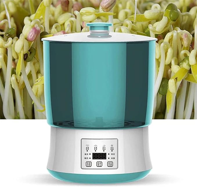 Automatic Bean Sprout MachineConstant Temperature Seed Germination Kit with Digital Displayfor Make Natto Rice Wine