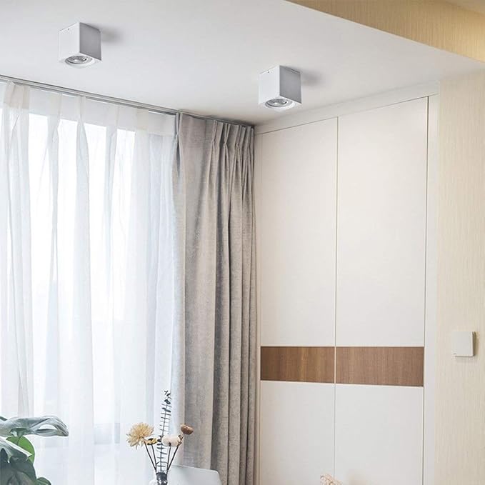 Spotlight Recessed Nordic Simple White Ceiling Fixture Mounted Glare Panel Lamp Indoor Light for Hallway Display Mall