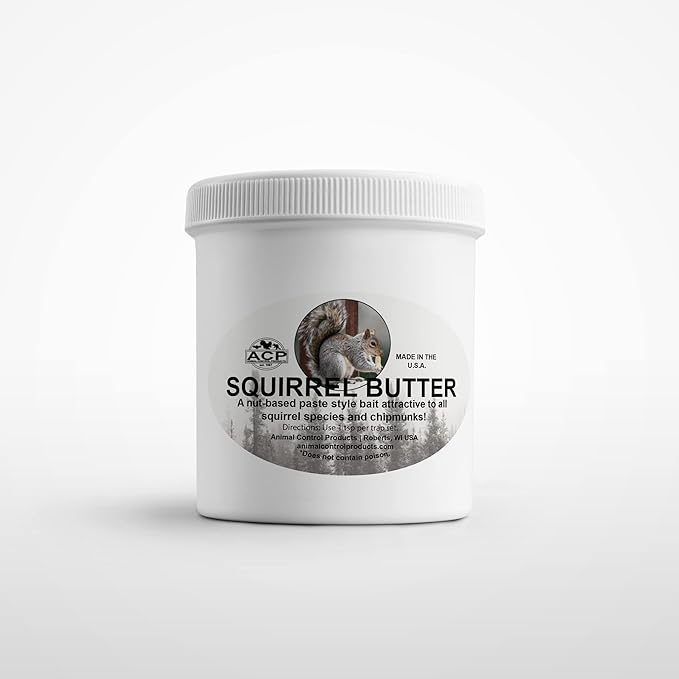 Squirrel Trapping Starter Kit | All You Need to Get Rid of Squirrel Chipmunk Removal in Home Bird Feeder Attic Yard | Little Killer Choker Style Trap + Squirrel Butter + Jelly + Trail Mix Baits