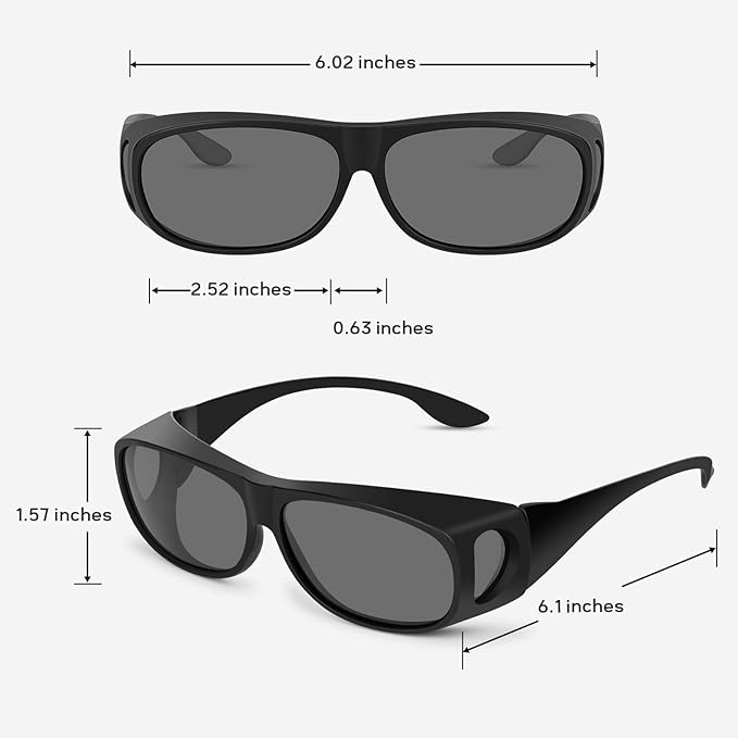 Hydroponic Indoor Grow Room Glasses (2-Pack) LED Grow Light Glasses for Eye Protection in Greenhouse &amp Vertical Farming