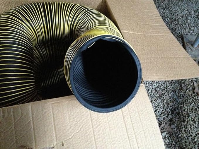12 Feet Lawn Leaf Truck Loader Vacuum Flexible 12 Inch HoseReplacement for Goat OEM