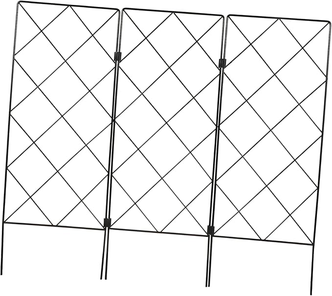 Folding Plant Support Stand Garden Trellis for Vine Plants Climbing Fruits