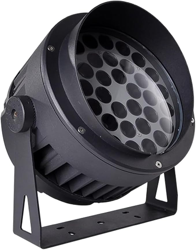 Ground Landscape Lights Rotation Spotlight IP65 Waterproof Adjustable Led Beam Light 85-265V Floor Lamp for Yard Step Lawn Building External Wall Lighting(White24W)