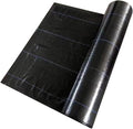 Heavy Duty Weed Control Membrane High Density Weed Barrier Fabric Resistant Ground Cover Membrane Weed Matting for Artificial Grass Patios Paths Flower Beds(1 * 200m)
