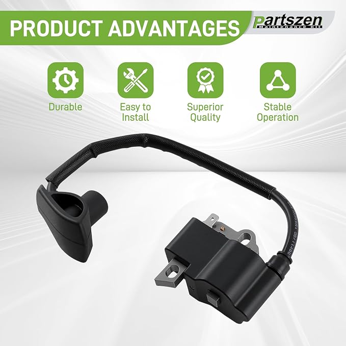 4244 400 1303 Ignition Coil Fit for Stihl BR350 BR350Z BR430 BR430Z BR450 SR430 SR440 SR450 Blower with Primer Bulb Fuel Filter Spark Plug