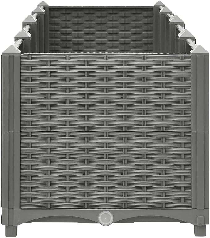 SKM Raised Bed 160x40x38 cm Polypropylene (Weight-16KG)-3296