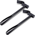 Qualirey 2 Pcs 3 in 1 Trapping Hammer Trowel Hoe Tool 18.3 Inches Coyote Trapping Tool Supplies for Digging Trap Driving Stakes and Soil Aeration Powder Coated Steel
